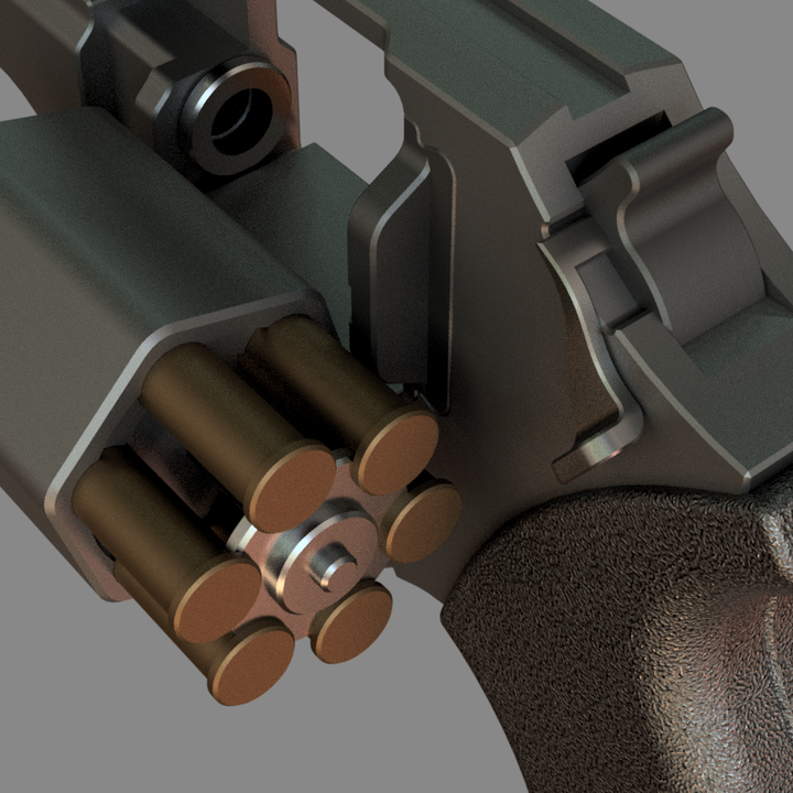 キアッパライノ 3Dプリント 3D Printable Chiappa Rhino 50DS - High-Detail 3D Printable
